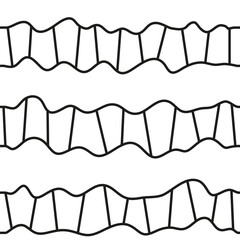 Seamless pattern with waves.