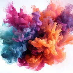 Obraz premium watercolor splotch splatter of water isolated