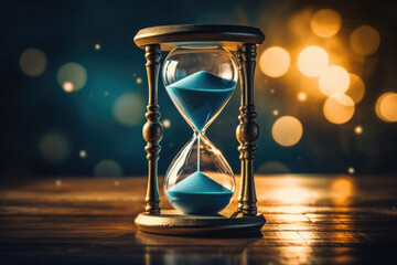 Antique retro countdown past time glass deadline clock sand instrument hourglass timer