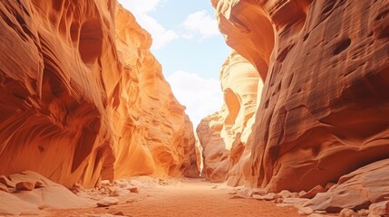 Spectacular Abstractscape of Antelope Valley Canyon in Arizona
