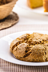 broa, is a type of corn and wheat bread traditionally made in Portugal and Brazil. It is made with a mixture of corn, wheat or cornmeal flour.