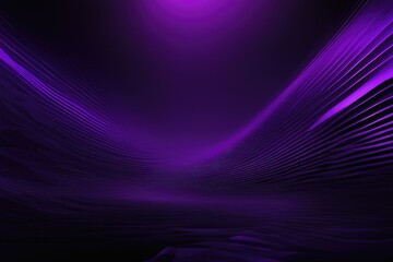 Modern abstract black purple background for design. Dark with a light spot, line, stripe. Futuristic. Rough, grain. Glowing, shiny, blaze, explosion, bright. Spotlight. Color gradient. Banner. Luxury.