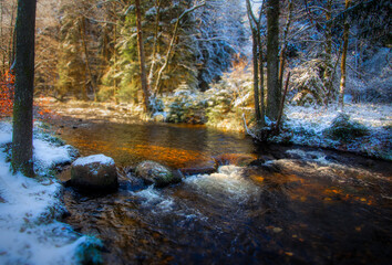 river in autumn