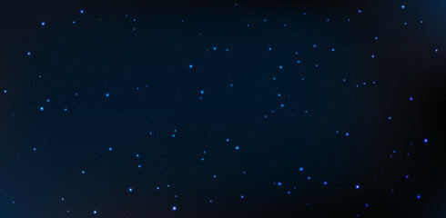 Cosmos with stars background vector