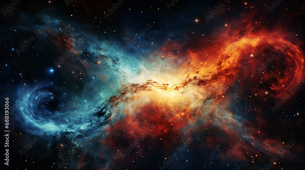 Canvas Prints background with space