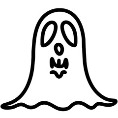 halloween ghost vector