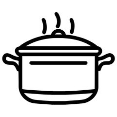 cooking pot vector illustration