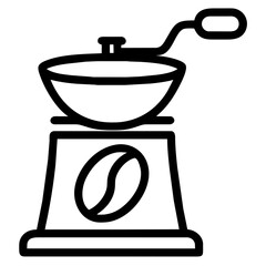 coffee cup and grinder