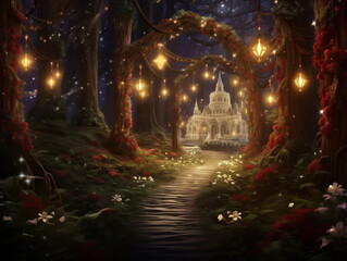 Landscape of Christmas vibe.