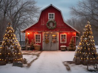 Landscape of Christmas vibe.