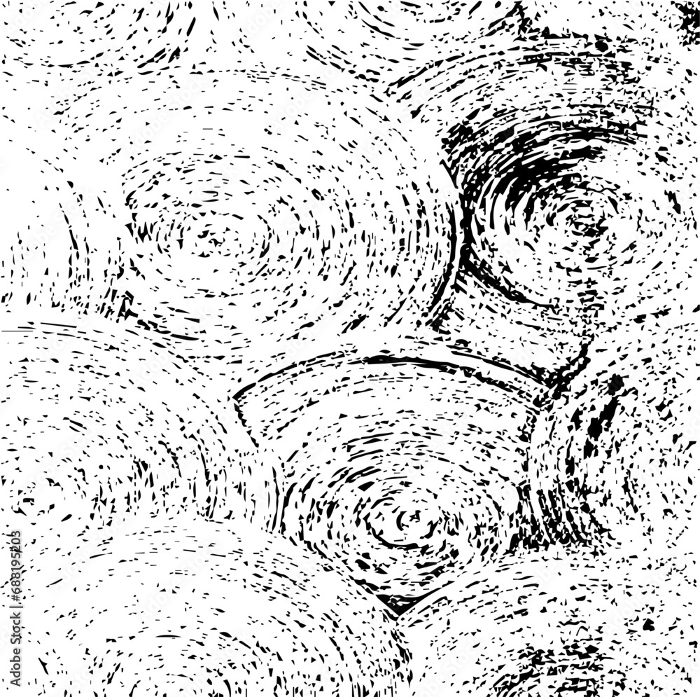 Poster monochrome texture composed of irregular graphic elements. distressed uneven grunge background. abst