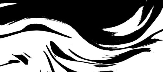 Vector brush sroke texture. Distressed uneven grunge background. Abstract distressed vector illustration. Overlay over any design to create interesting effect and depth. Black isolated on white. EPS10