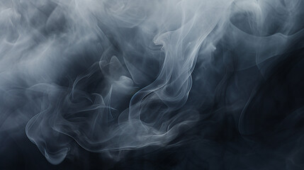 Obraz premium Organic Smoke Patterns in Subdued Tones Background