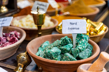 Nard Incense at a shop in Jersualem, Israel