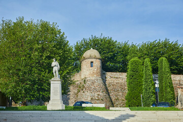 Fototapeta na wymiar View of the Castello Castiglione delle Stiviere . Lombardy, Italy. 