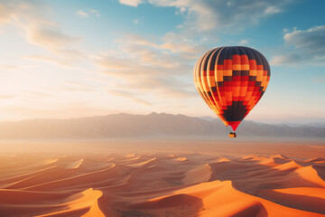 hot air balloon in region country