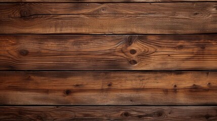Obraz na płótnie Canvas Brown walnut woodgrain surface planks texture nature background
