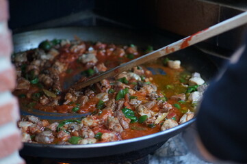 paella in the country house