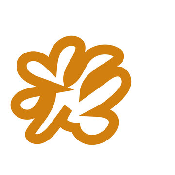 recommend clip art: Brown abstract shapes outlines vectors 