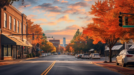 Obraz premium autumn in the city