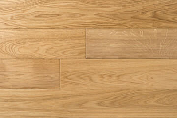 Texture of natural oak parquet. Wooden boards for polished laminate. Hardwood background