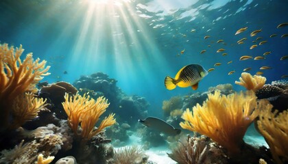 Fototapeta na wymiar Underwater Diving 