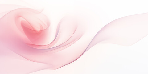 Abstract background with color lines, white and pink waves