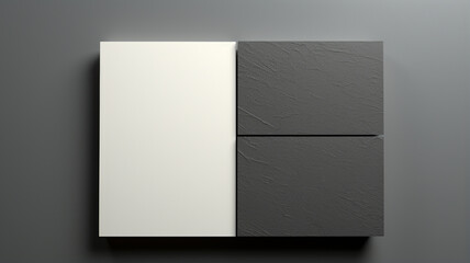 Fototapeta premium blank black and white poster