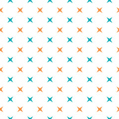 Star seamless pattern. Yellow background. Abstract geometric shape repeating texture. Design template for wallpaper, wrapping, fabric, textile	
