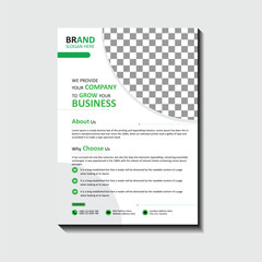 Obraz premium Corporate Business Flyer Template Design