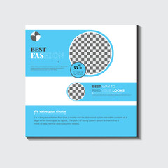 Social Media post design templates ptint ready file