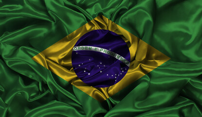 Fototapeta na wymiar Brazil flag background