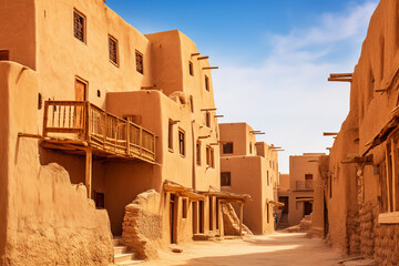 Document the traditional mud-brick architecture of the historic city of Diriyah
