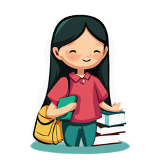 child reading a book