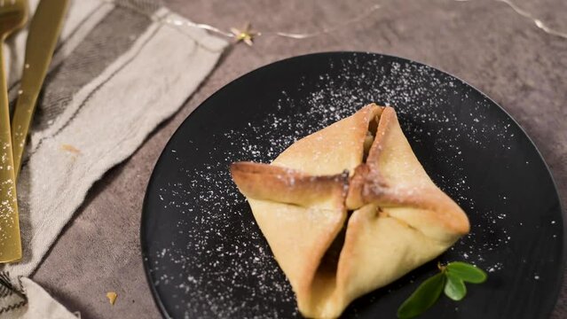 A sweet with pumpkin jam filling and flour pastry topping, which is one of Vila Real's in Portugal, ex libris.
