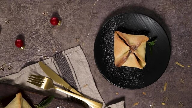 A sweet with pumpkin jam filling and flour pastry topping, which is one of Vila Real's in Portugal, ex libris.