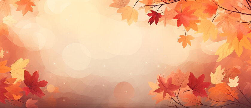 Vibrant autumn leaves and foliage create a warm and cozy background full of seasonal beauty.