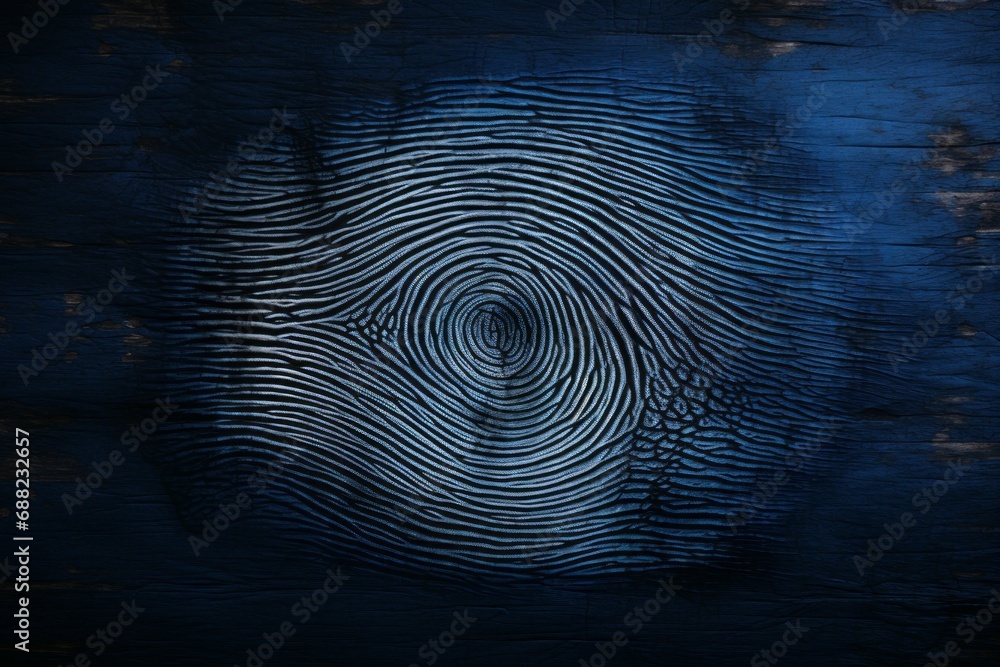 Poster fingerprint close up. background with selective focus and copy space