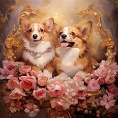 Happy Corgis