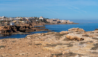 Fototapeta na wymiar beach and rocks in Spain