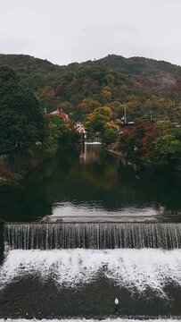river, water, lake, autumn,