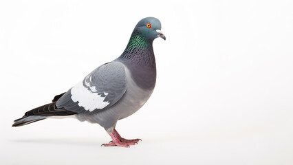 pigeon bird isolated on white background