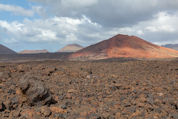 Lavafeld und Feuerberge, Lanzarote