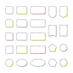 シンプルなフレームセット（23種類）