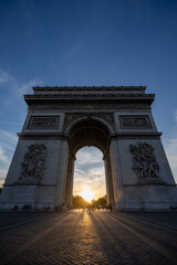 Fototapeta na wymiar Arch of Triumph, Paris