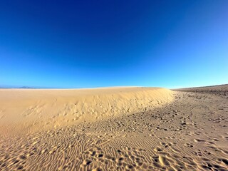 seemingly endless  dune landscape near Valdevaqueros, Tarifa, Costa de la Luz, Cadiz, Andalusia,...