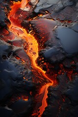 Abstract Volcanic Flow