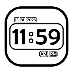 Obraz premium new year icon