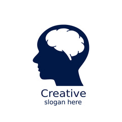 Creative brain logo