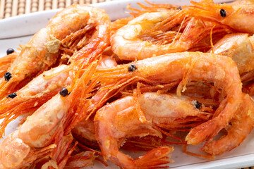 甘海老の唐揚げ。
